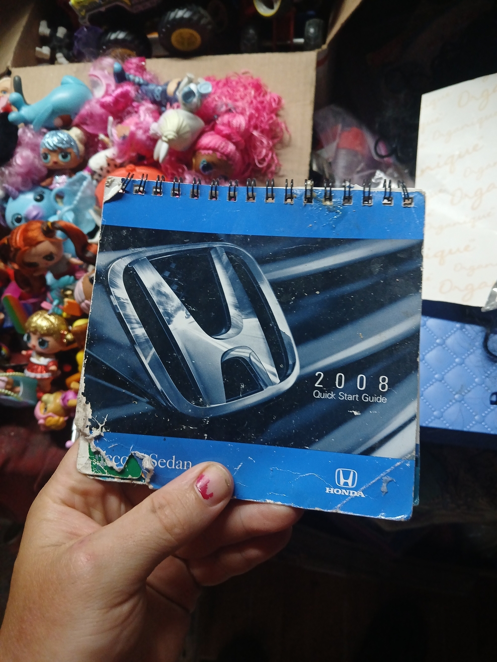 Honda 2008 Quick Start Guide - Blue